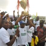 The victorious NPA Koko Marines after winning the Maritime Cup on Friday.