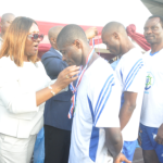 Decoration of Team NIMASA with silver medals at Maritime Cup 2018 