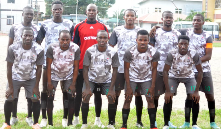 Five-time winners of the Maritime Cup, Nigeria Customs Service.