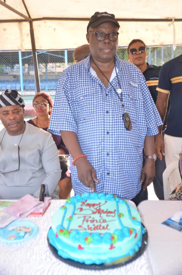 Ex-ANLCA President Prince Olayiwola Shittu Honoured at Maritime Cup Opening Ceremony 