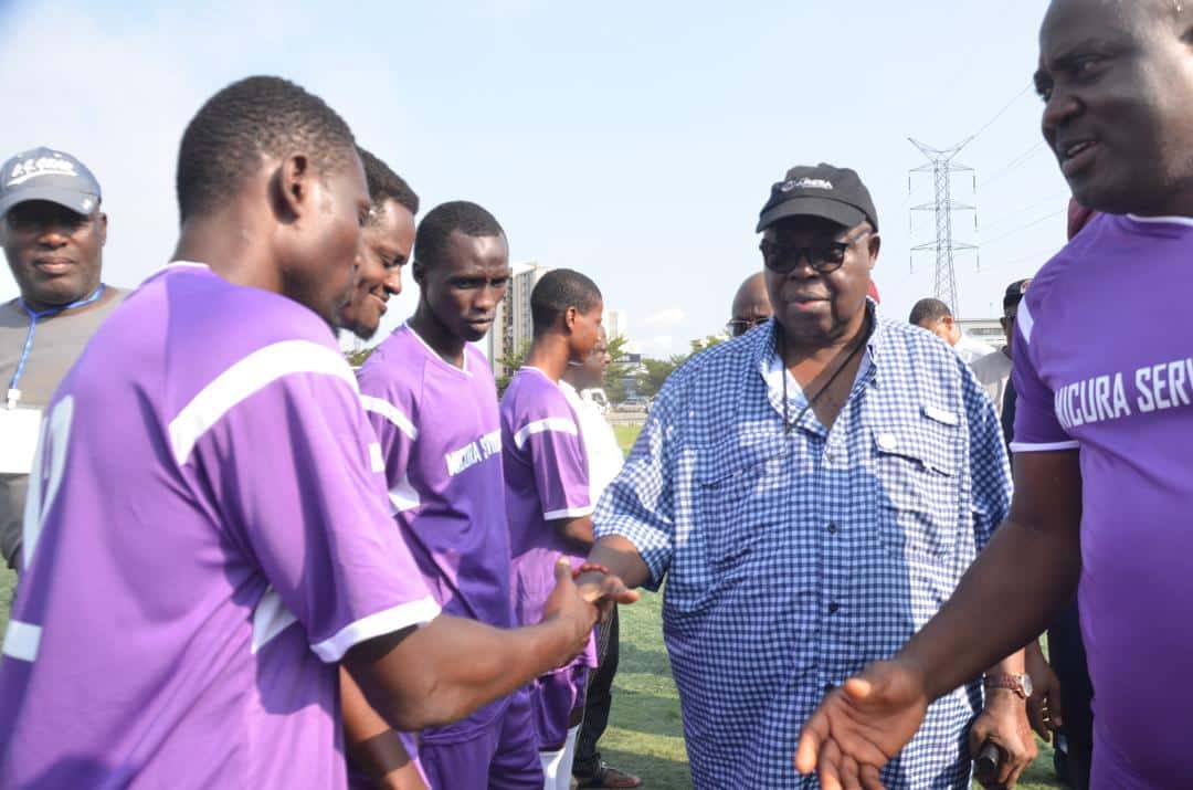 Ex-ANLCA President Prince Olayiwola Shittu Honoured at Maritime Cup Opening Ceremony 