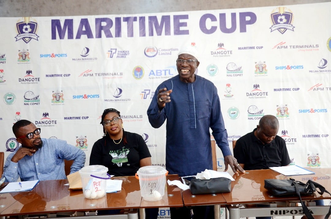 Faces at the Draws for the 2025 Maritime Cup Tournament