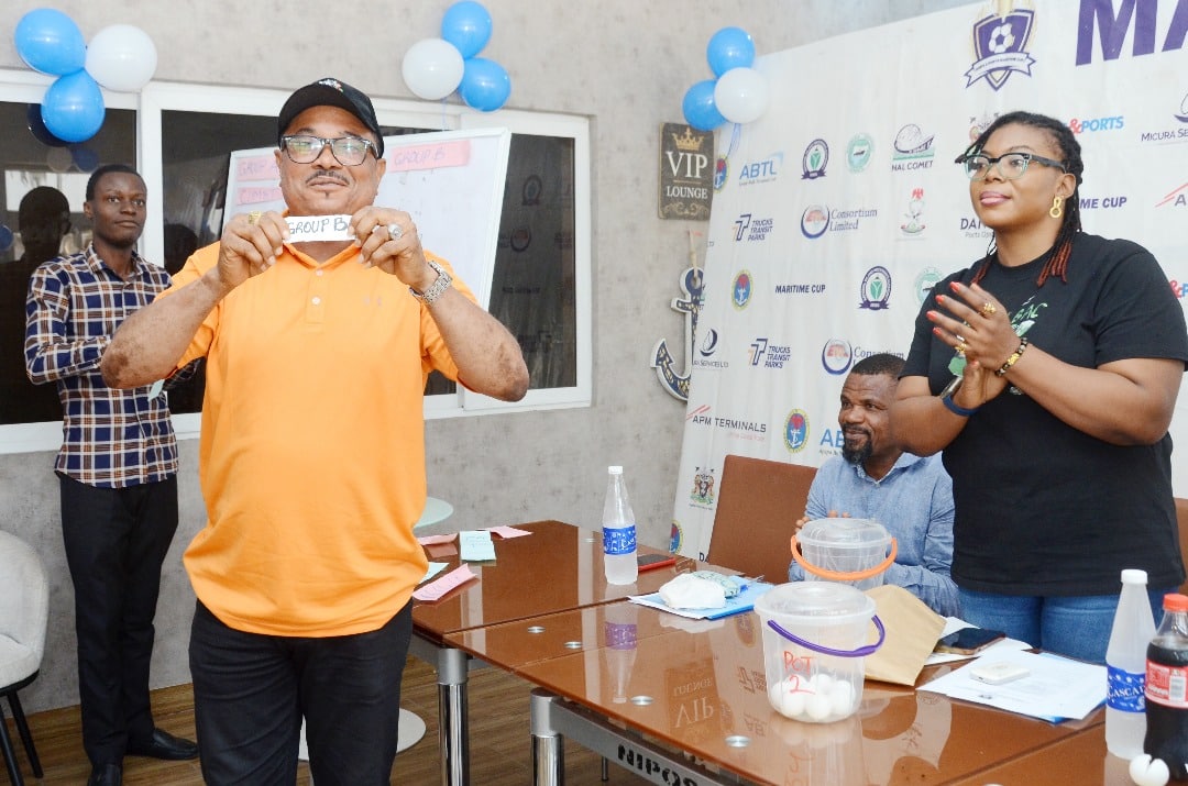 Faces at the Draws for the 2025 Maritime Cup Tournament